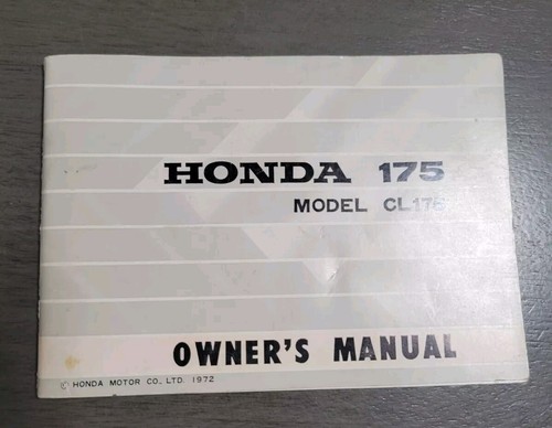 Vintage 1972 honda cl175 - vintage,