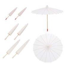 6 Pcs Paper Umbrellas