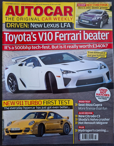 Autocar magazine october - magazine, 21