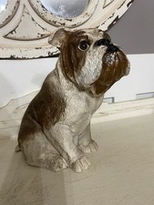 VTG 1984 Universal Statuary English Bulldog Statue 10” Tall