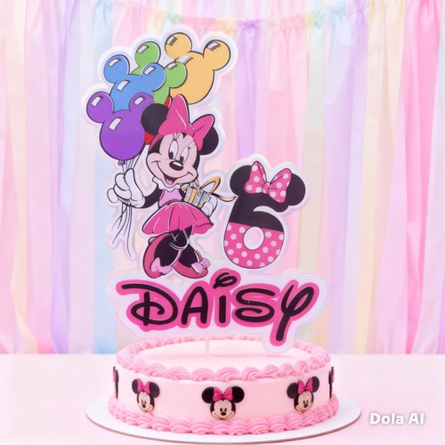 Minnie mouse inspired cake - mouse,