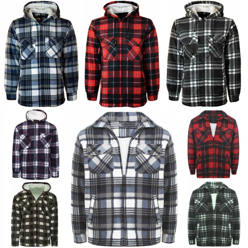 Mens padded shirt fur - fur, lined