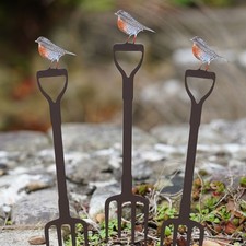Set of 3 Mini Robin on Fork