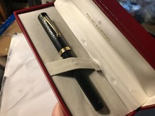 VINTAGE SHEAFFER NO NONSENSE ‘OLD TIMER’ FOUNTAIN PEN,BLACK HERRINGBONE,GT,F NIB