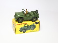 Dinky 674 Austin Champ In Original Box - Near Mint Vintage Original Model