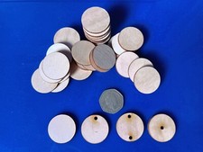 30mm/3cm PLY Wood CIRCLE Craft Shapes Wood DIY Decoration Disc Blanks