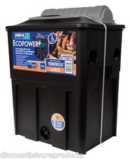 Hozelock Eco Power + 10000 UVC (16w) Fish Pond Filter Black Box Type
