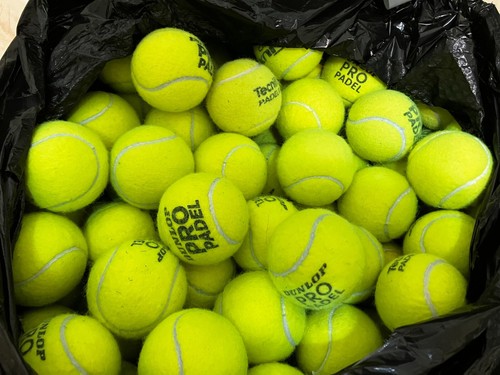 Padel balls used - lot, /