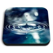 Square MDF Magnets - Water