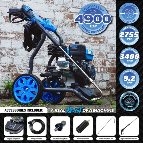 Petrol pressure washer gorilla - pressure,