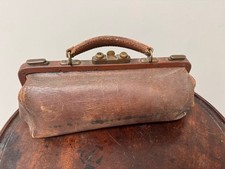 19th Century Leather Gladstone