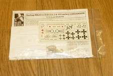 Blue Rider 1/72 scale Albatros D.III (53.2 & 153) Conversion - vac-form kit