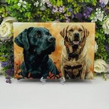 Labrador Glass Chopping Board