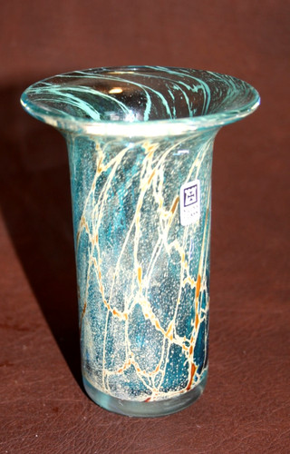 Small mdina glass vase - mdina,