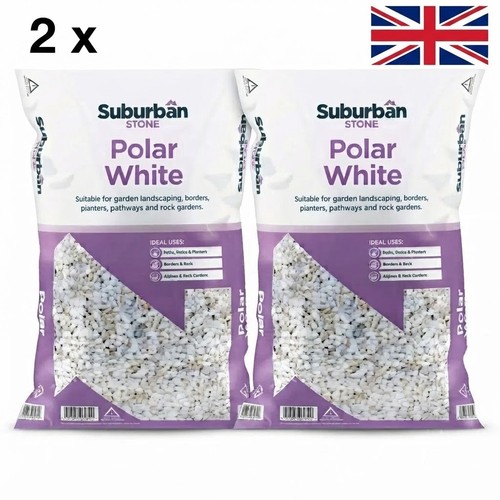 Polar white marble - marble, chippings