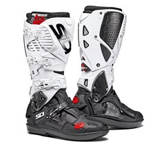 Sidi Crossfire 3 SRS Boots Touring Motorcycle Motorbike Black White