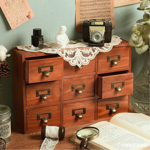 Desktop small wooden chest - small, of