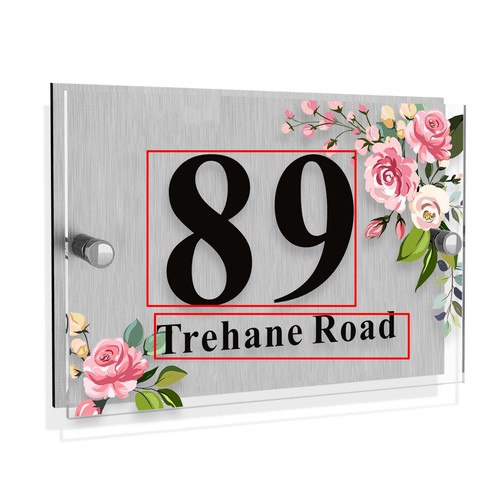 Personalised house number - personalised,