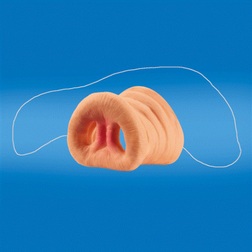 Pig nose rubber latex snout - pig,