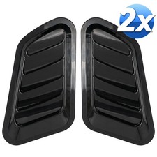 2 x Universal Car Decorative Air Flow Intake Scoop Turbo Bonnet Vent Cover Hood