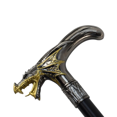 Golden winged dragon handle - winged, t
