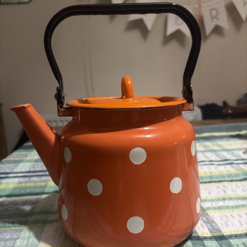 Large vintage enamel - large,