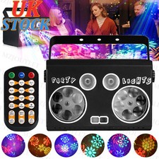 RGB LED Laser Projector Stage Light Beam Scanner DMX512 DJ Disco Party Lighting