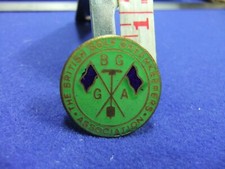 Golf badge British Greenkeepers association union member membership golfer 50s