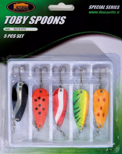 Toby spoons fishing lures - 8g,