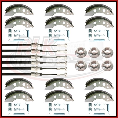 Tri axle brake shoe long - brake, &