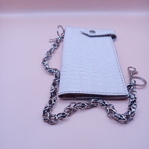 Genuine leather mens chain - leather,