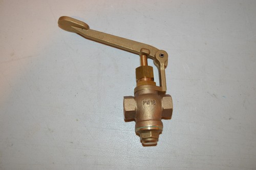 Self closing lever globe valve - lever,