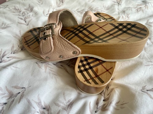 Pink leather burberry - pink,