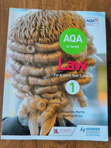 Aqa level law textbook - law,