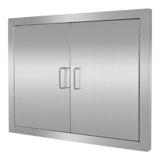 Double Door BBQ Grill Cabinet