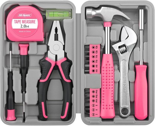 Pink tool kit gift set - set, for