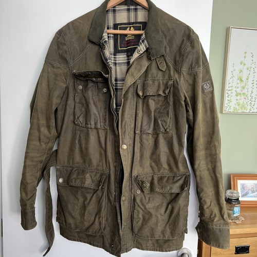 Belstaff gold label waxed - gold,