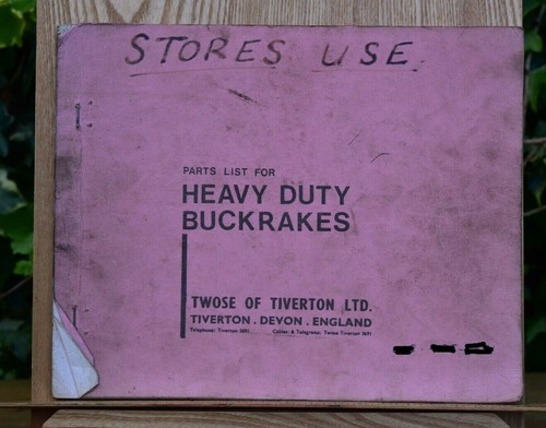 Twose parts list for heavy - twose,