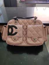 Pink and black Chanel bag 12