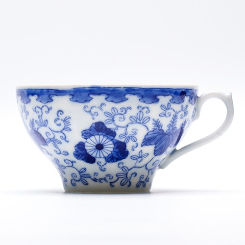 Japanese porcelain cup handle - japanese,