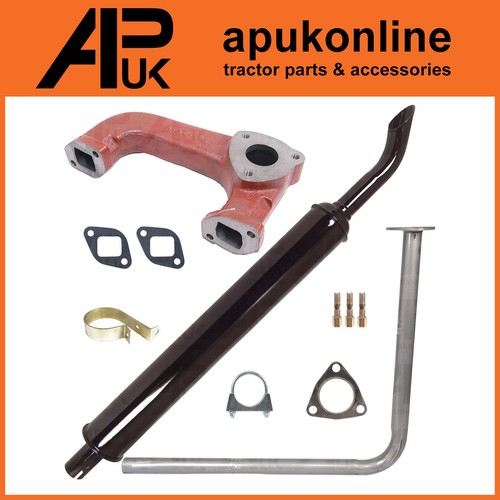 Downswept exhaust kit black - exhaust,