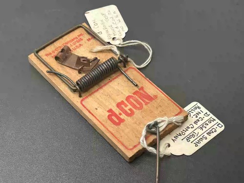 Vintage mouse trap d - vintage, d.con