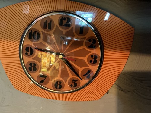 Royale orange wall clock - royale,
