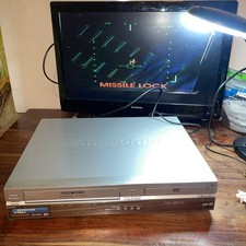 Panasonic NV-VHD1B-S VHS VCR RECORDER /DVD Player Combi. No Remote - Working