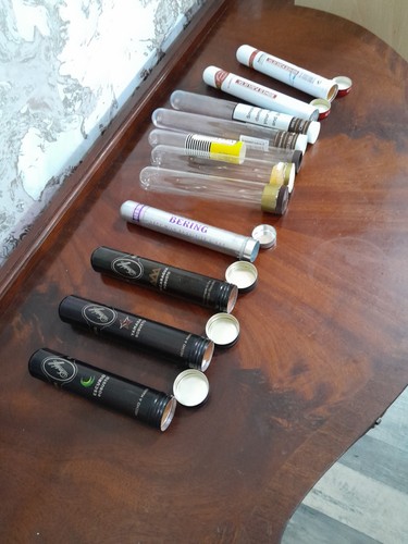 Job lot cigar tubes empty - lot,