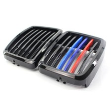 Shiny Black M Sport Front Center Racing Grille Fit for BMW 3-Series E30 82-94