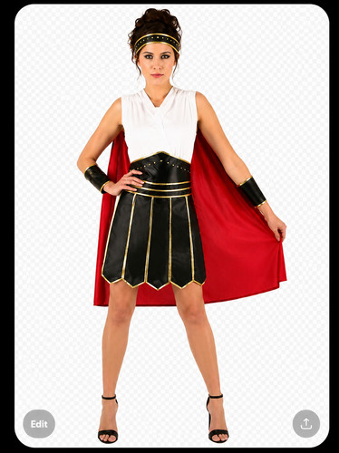 Ladies roman gladiator costume - ladies,