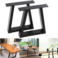 Set of 2 Trapezoid Metal Table