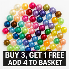 Half Round Flat Back Pearls