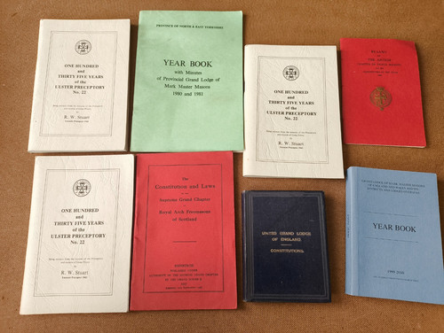 Vintage masonic lot books - vintage,